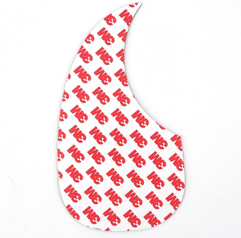 Domofa Acoustic Guitar Pickguard Thick Pick Guard for Most Martin Style Guitar (Clear Amber) - Image 2